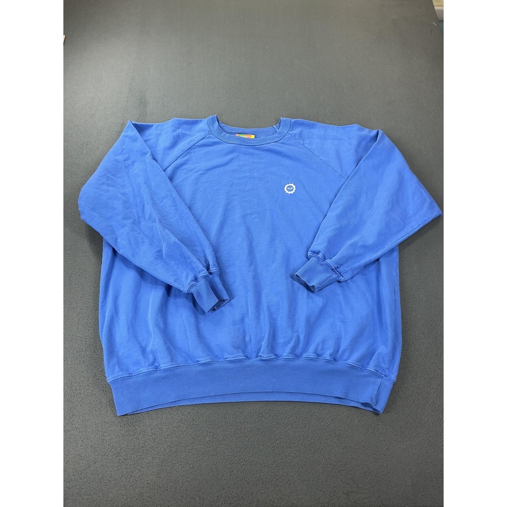 Big Bud Press Sweatshirt Mens 3XL Blue Pullover Heavyweight Oversized Fleece